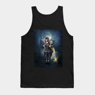 Skeleton fairy and skull Tank Top